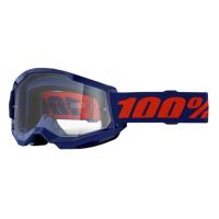 100% Очки Strata 2 Goggle Navy / Clear в Тольятти