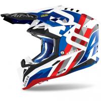 Airoh Мотошлем Aviator 3 Rainbow Blue/Red Gloss в Тольятти