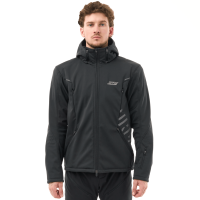 Dragonfly Мототолстовка DF Urban Man 2025 Black с защитой в Тольятти