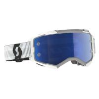 Scott Очки кроссовые Fury white blue chrome works в Тольятти