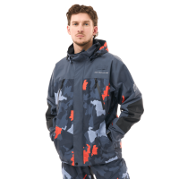 Dragonfly Мембранная куртка Quad 2.0 Man 2025 Grey - Orange Camo в Тольятти