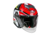 AiM Шлем открытый JK526 Red/Grey/Black в Тольятти