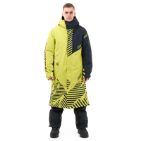 Dragonfly Плащ зимний Race Coat Man 2025 Lime-Black в Тольятти