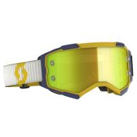 Scott Очки кроссовые Fury yellow/blue yellow chrome works в Тольятти