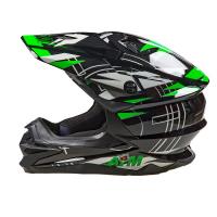 AiM Шлем кроссовый JK803S Green/Black в Тольятти