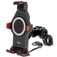Extreme Style Мото держатель с беспроводной зарядкой anti-vibration R17W в Тольятти