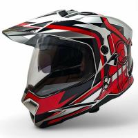 AIM Шлем кросс/эндуро JK802S Red/Grey/Black в Тольятти