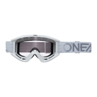 Oneal Маска кроссовая B-Zero V.22 белая оправа, прозрачная линза в Тольятти
