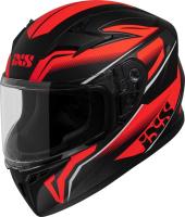 IXS Шлем 136 2.0 Kids Star 2 Черно-красно матовый в Тольятти
