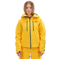 Dragonfly Куртка утепленная Gravity Premium Woman Yellow-Dark Ocean в Тольятти