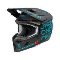 Oneal Шлем кроссовый 3Series Static черный/бирюзовый в Тольятти