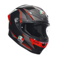 AGV Шлем K6 S 2206 Slashcut Black/Grey/Red в Тольятти