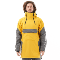 Dragonfly Куртка-анорак сноубордическая Uktus Man Yellow - Grey в Тольятти