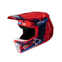Leatt Шлем кроссовый детский Helmet Kit Moto 3.5 Jr V25 Royal в Тольятти