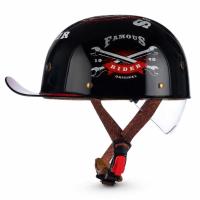 Scout Шлем кепка с визором Rider черно-красный в Тольятти