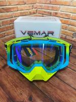 Scout Vemar Маска кросс MJ-1024-1 сине-желтая в Тольятти