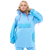 Dragonfly Куртка-анорак сноубордическая DF Uktus Woman Blue - Pink в Тольятти