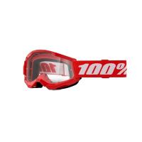 100% Очки подростковые Strata 2 Junior Red / Clear в Тольятти