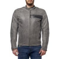 Moteq Куртка кожаная Defender grey в Тольятти