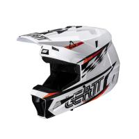 Leatt Шлем кроссовый детский Helmet Kit Moto 3.5 Jr V25 White в Тольятти