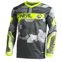 Oneal Джерси Element Camo V.22, детская, унисекс Серый/Желтый в Тольятти