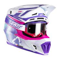 Leatt Шлем кроссовый  7.5 V26 Purple + очки Velocity 4.5 в Тольятти