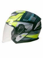AiM Шлем открытый JK526 Yellow/Grey/Black в Тольятти