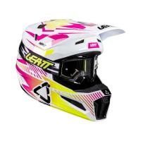 Leatt Шлем кроссовый 3.5 V26 Storm Pink + очки Vizion 3.5 в Тольятти