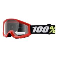100% Очки детские Strata Mini Goggle Red/Clear Lens 2025 в Тольятти