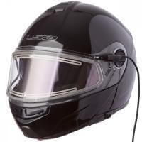 LS2 Мотошлем снегоходный FF325 Strobe Electric Snow Solid Черный в Тольятти