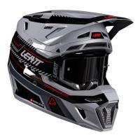 Leatt Шлем кроссовый 8.5 Grey V26 + очки Velocity 5.5 в Тольятти