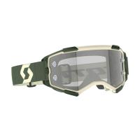 Scott Очки кроссовые Fury LS kaki green/light sensitive grey works в Тольятти