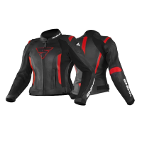 Shima Куртка Кожаная женская Miura 2.0 Black/Red в Тольятти