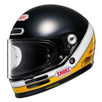 Shoei Мотошлем Glamster 06 Abiding черно-бело-желтый TC-3 в Тольятти