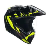 AGV Шлем AX9 E2206 V26 Steppa Carbon/Grey/Yellow Fluo в Тольятти
