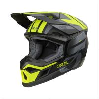 Oneal Кроссовый шлем 3Series Ride V.25 черный/желтый в Тольятти