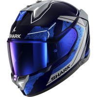 Shark Шлем Skwal i3 Rhad Blue/Chrome/Silver в Тольятти