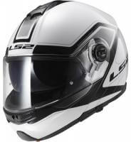 LS2 Мотошлем снегоходный FF325 Strobe Electric Snow Civik Черный/Белый в Тольятти