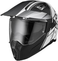 IXS Шлем IXS 208 2.0 Черно-Белый Матовый в Тольятти