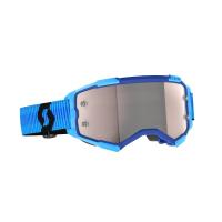 Scott Очки кроссовые Fury blue/black/silver chrome works в Тольятти