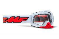100% Маска кросс FMF Powerbomb Rocket White - прозрачная линза в Тольятти