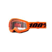 100% Очки подростковые Strata 2 Junior Neon Orange / Clear в Тольятти