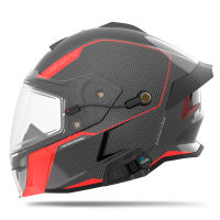 509 Шлем Delta V Carbon Commander с подогревом Racing Red в Тольятти