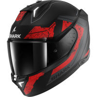 Shark Шлем Skwal i3 Rhad Mat Black/Chrome/Red в Тольятти