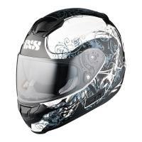 IXS Мотошлем HX 215 Curl Черный/Белый в Тольятти