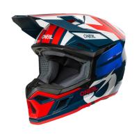 Oneal Кроссовый шлем 3Series Ride V.25 синий/белый в Тольятти