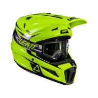 Leatt Шлем кроссовый 3.5 V26 Neon Yellow + очки Vizion 3.5 в Тольятти