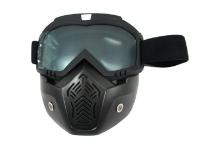 Scout маска MZ-1 оправа черная, линза прозрачная с защитой лица в Тольятти