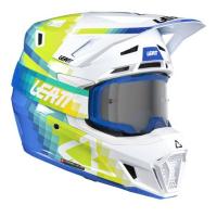 Leatt Шлем кроссовый  7.5 V26 Pixel Blue + очки Velocity 4.5 в Тольятти