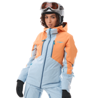 Dragonfly Куртка горнолыжная утепленная Gravity Woman 2025 Mock Orange-Light Blue в Тольятти